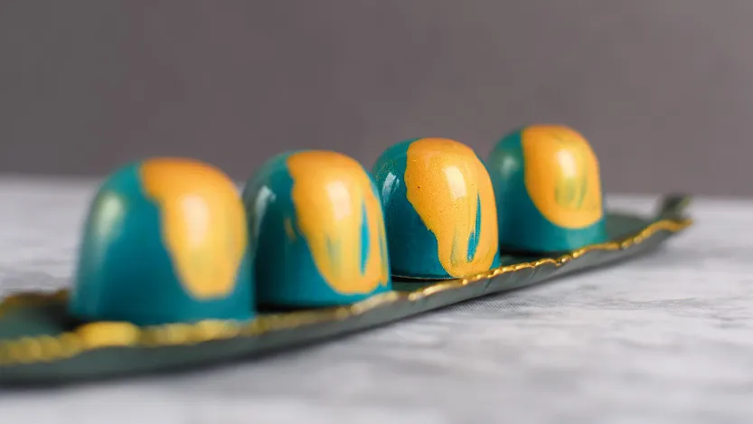 Bonbons pintados a mano